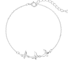 Load image into Gallery viewer, 925 Sterling Silver Butterfly Bracelet – Vintage Elegance

