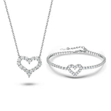 Load image into Gallery viewer, 925 Sterling Silver Hollow Love Bracelet – Trendy &amp; Stackable
