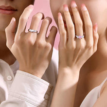 Load image into Gallery viewer, 925 Sterling Silver Angel Wings Couple Ring
